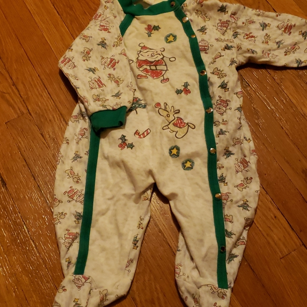 Christmas baby one piece, size 20 pounds